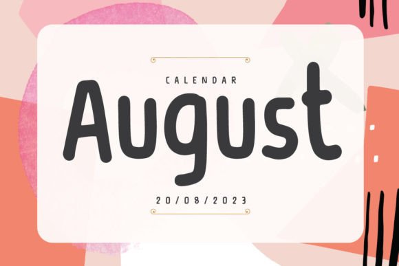 August Font: A Graceful Script for Timeless Design