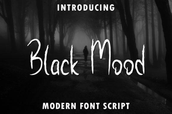 Black Mood: A Handwritten Font with a Creepy Vibe