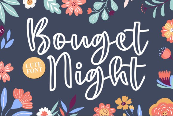 Bouget Night: The Handwritten Font That Brings Authenticity to Your Brand