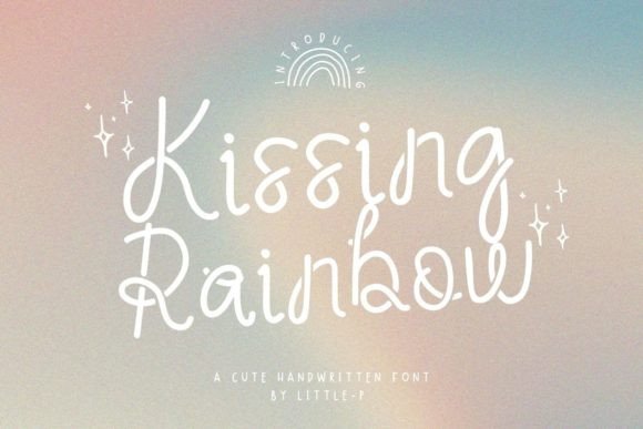 Bring a Sweet, Modern Touch to Your Designs with Kissing Rainbow