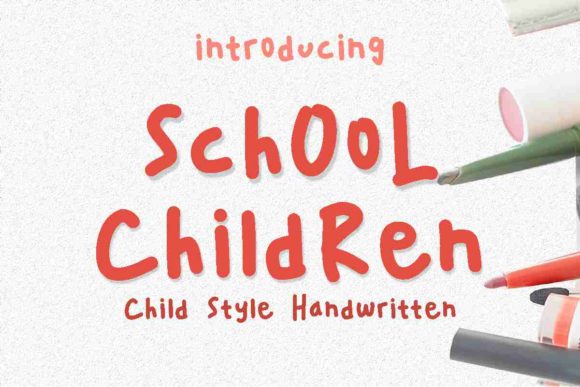 Bring Playful Charm to Your Designs with the School Children Font