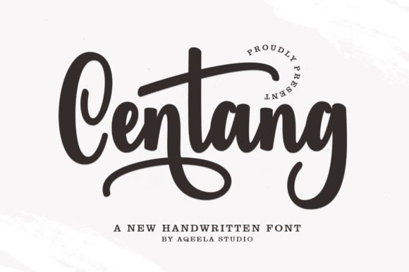 Centang: The Handwritten Font That Brings Romantic Elegance to Your Work