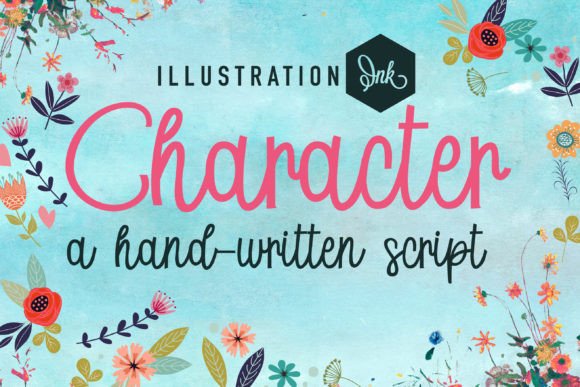 Character: The Hand-Crafted Script Font with a Casual Print Edge