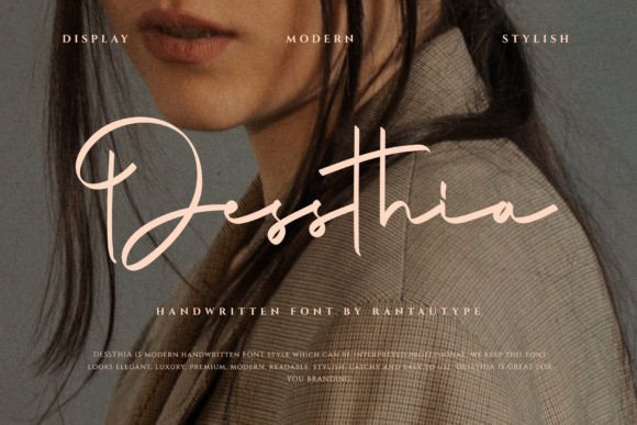 Dessthia: The Elegant Handwritten Font for Refined Design