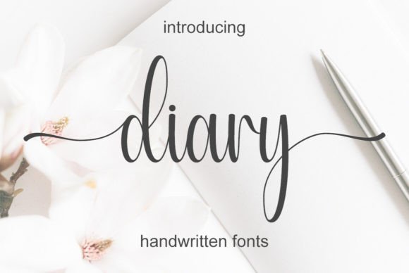 Diary: A Handwritten Font for Modern, Elegant Design