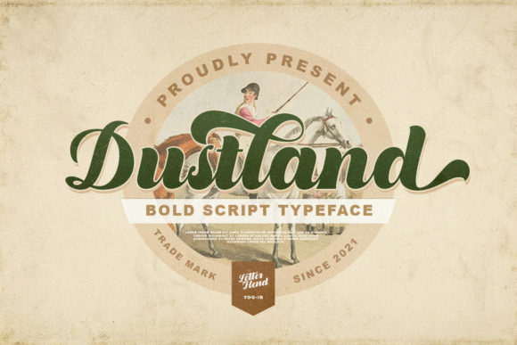 Dustland: A Vintage Font for Bold, Confident Design