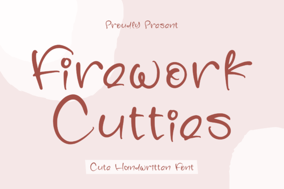 Firework Cutties: A Handwritten Font for Modern Branding