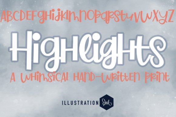 Highlights: A Playful Sans Serif for Creative Projects
