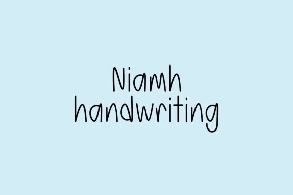 Niamh: The Whimsical Handwritten Font for Friendly Designs