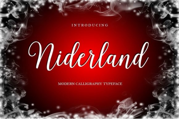 Niderland Script: A Modern Font with Handwritten Charm
