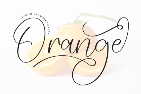 Orange: A Fresh Take on Classic Calligraphy
