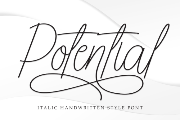 Potential: A Fresh Take on Modern Handwritten Typography