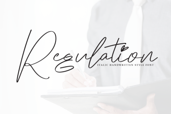 Regulation: A Handwritten Font with Heartfelt Charm