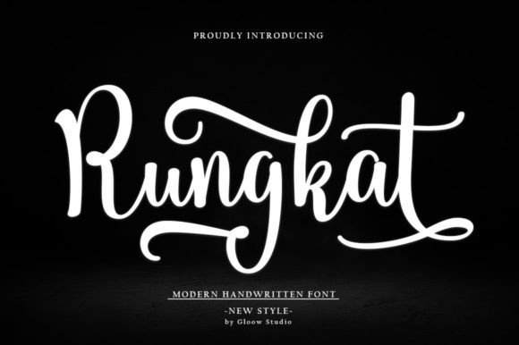 Rungkat: A Bold Handwritten Font for Modern Design