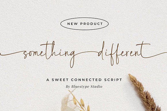 Something Different: An Elegant Handwritten Font for Designers