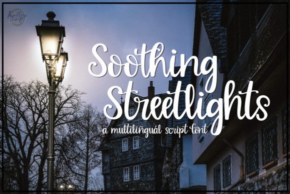 Soothing Streetlights: My First Script Font Creation