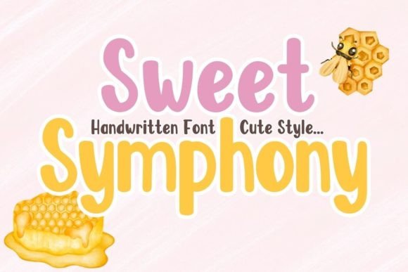 Sweet Symphony: The Handcrafted Display Typeface for Modern Brands