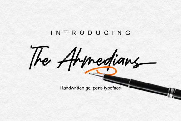 The Ahmedians: A Handwritten Font for Modern Projects