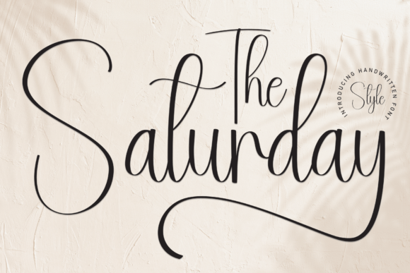 The Saturday: A Sweet Handwritten Font for Creative Projects