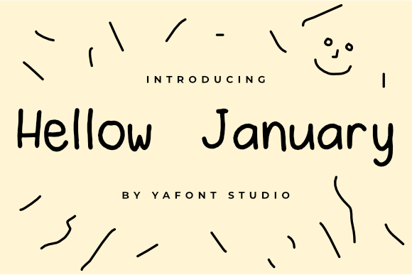 The Unmistakable Charm of the Hello January Font