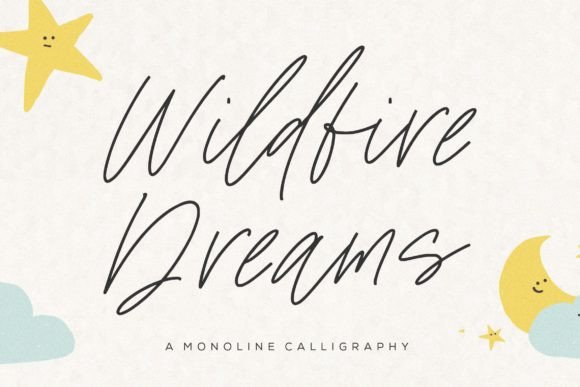 Wildfire Dreams: A Handwritten Font That Feels Like a Personal Touch